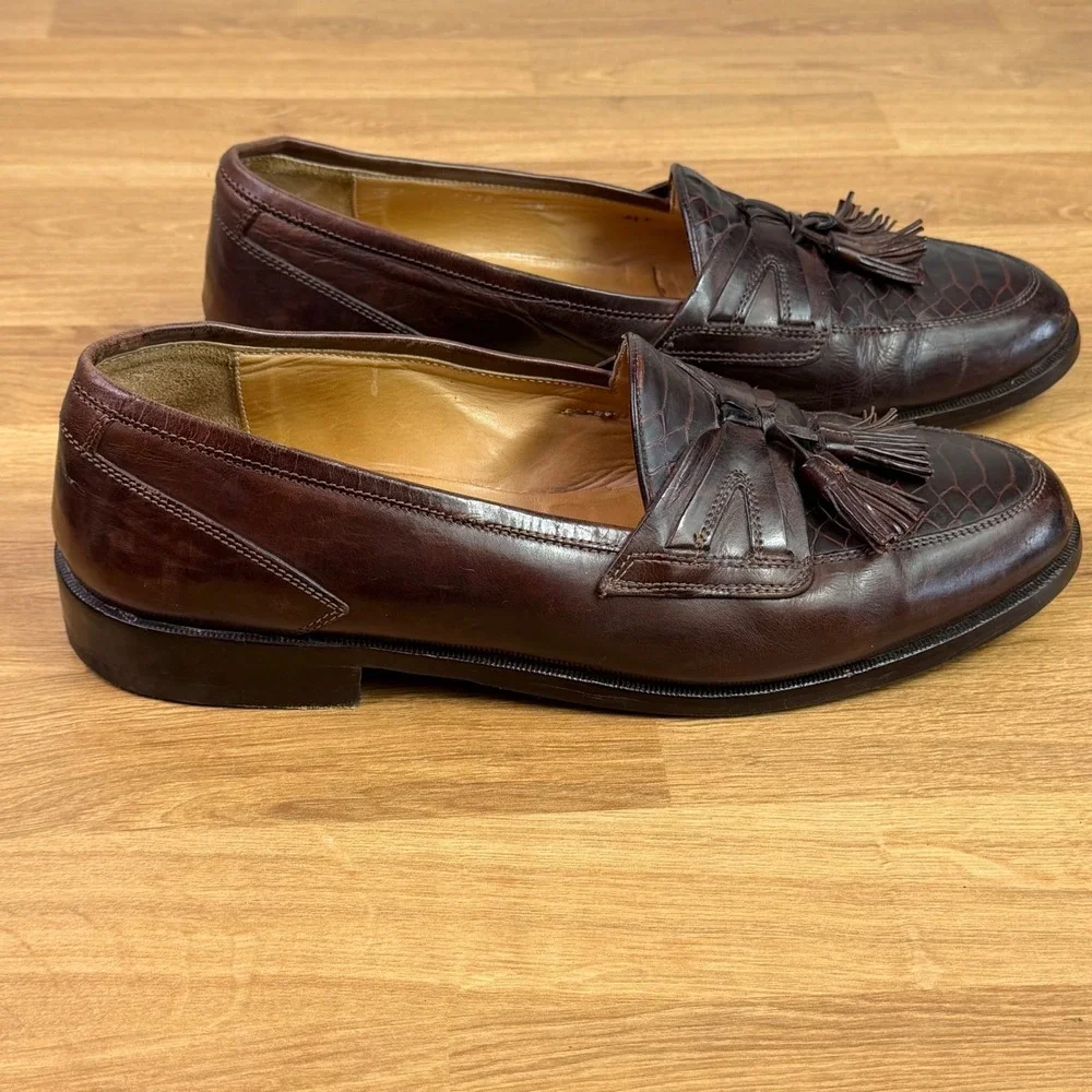 Johnston & Murphy Chello Mens Shoes Made‎ In Italy 9.5M